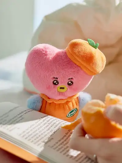 BT21 TATA Baby Orange Party Small Plush Doll