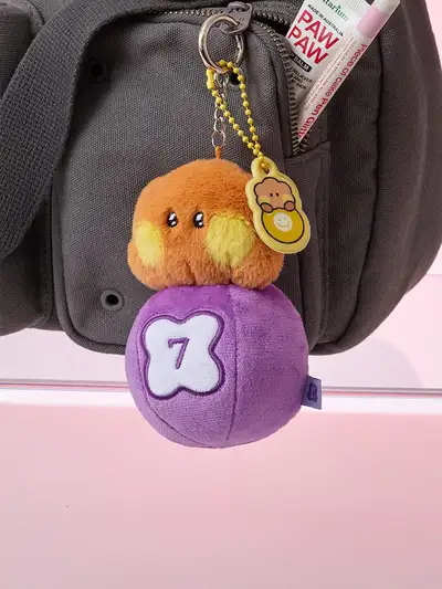 BT21 SHOOKY Mini Lucky Gacha Figure Keyring
