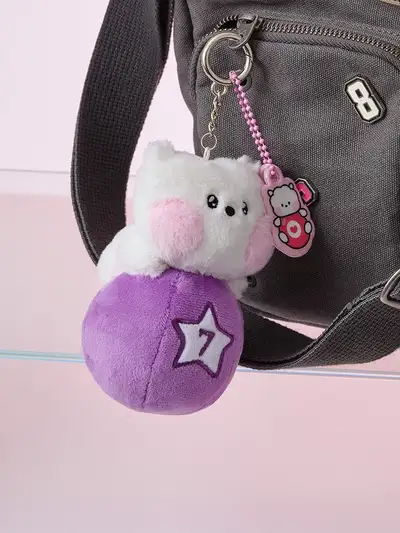 BT21 RJ Mini Lucky Gacha Doll Keyring