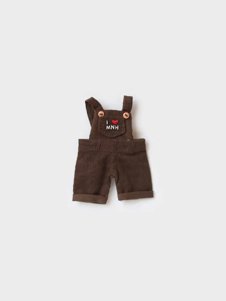 MNH Overalls Doll Keyring Outfit Brown — 1
