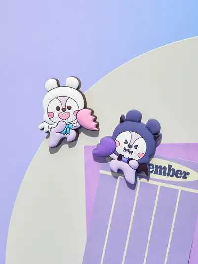 BT21 MANG Angel and Villain Silicone Magnet Set (2-piece)
