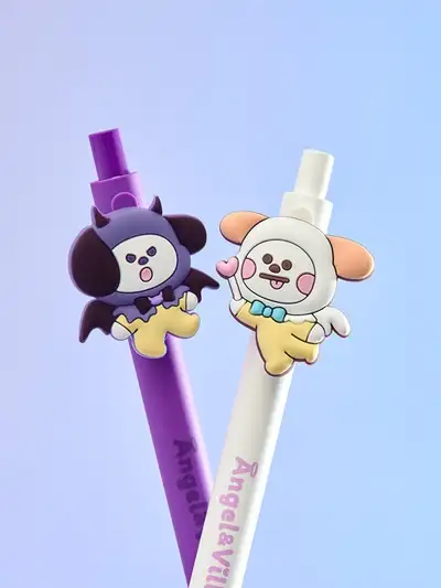 BT21 CHIMMY Angel & Villain Gel Pen Set (2 Pack)
