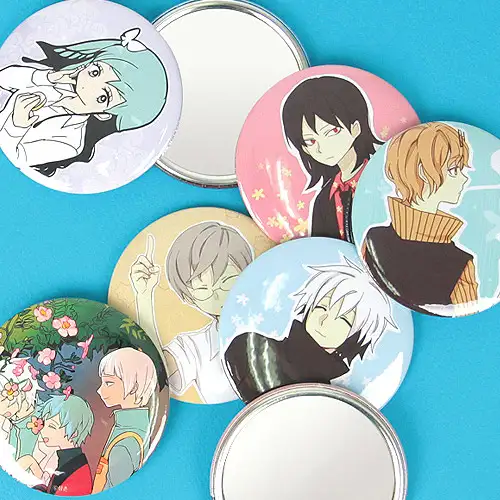 I Hate This Kind of Hero Round Pin Mirror 75mm 10 Types — 1