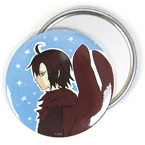 I Hate This Kind of Hero Round Pin Mirror 75mm 10 Types — 4