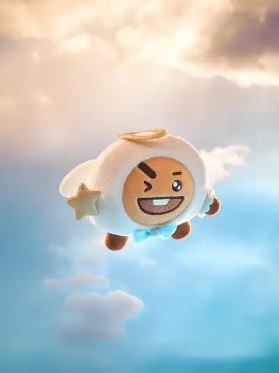 BT21 SHOOKY Angel & Villain Angel Plush