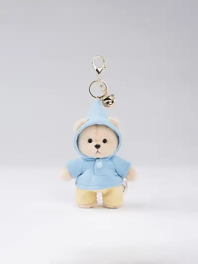 Teddy Tales Lena Bear Signature Keyring Milk Tea