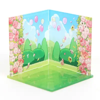 【ウェブトゥーンショップ背景ジオラマ】ウェディング 1種 / アクリルグッズ / ジオラマ背景スタンド / ウェブトゥーングッズ
