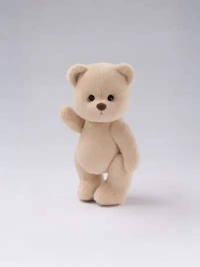 Teddy Tales Lena Bear Short Hair Milk Tea M