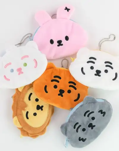 もちもち平らなコイン財布 6種類