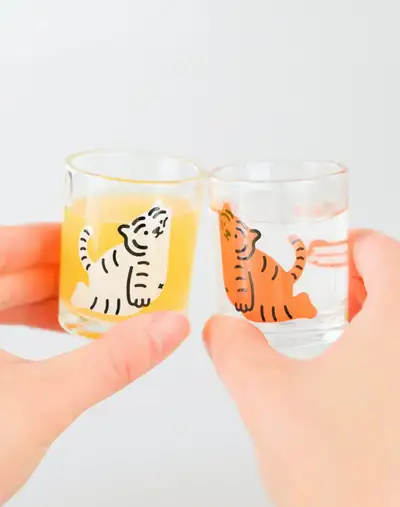 뚱랑이(トゥンラン)焼酎グラス 2種セット