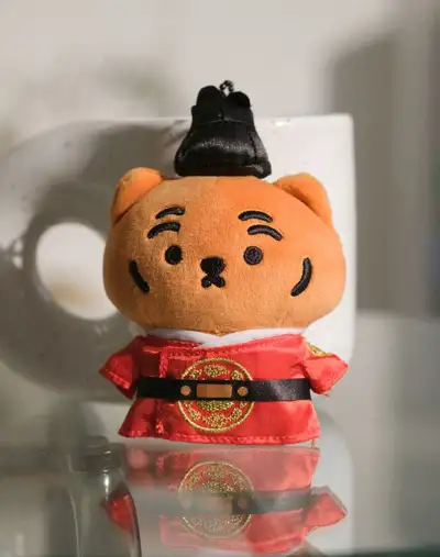 무직타이거 뚱랑이 한복 적호대왕 ぬいぐるみ キーリング