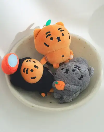 ムジックタイガー トゥンラン・ツアー済州 ぬいぐるみキーリング 3種