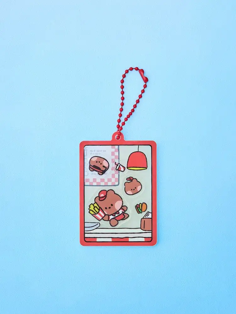 Line Friends Minini World Acrylic Keyring — 3