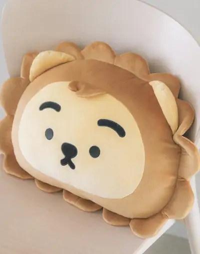 ライオン フェイス もちもち クッション