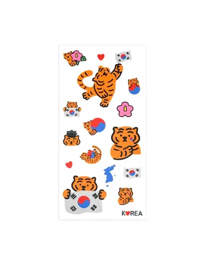 I Love Korea Mix Sticker