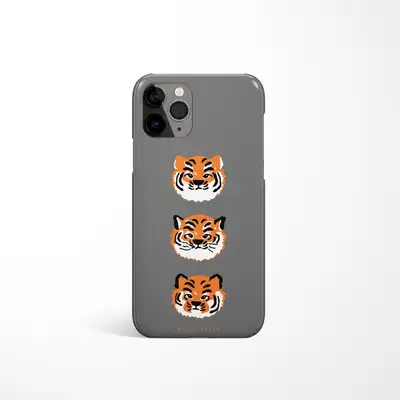 Tiger Trio Phone Case 3 Types