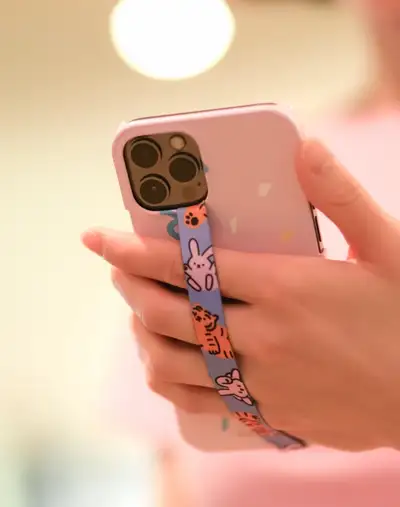 뚱랑이とポルミ フォンストラップ
