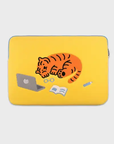 Sleepy Tiger Notebook iPad Pouch