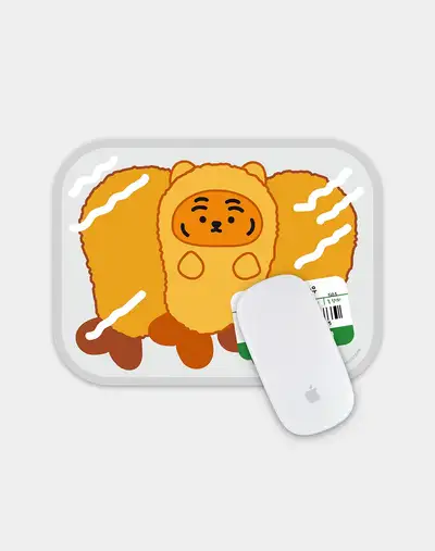 Ddoungrang Super My Thoughts Shrimp PVC Mouse Pad