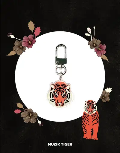 Unmissable Tiger Hwahoodo Keyring