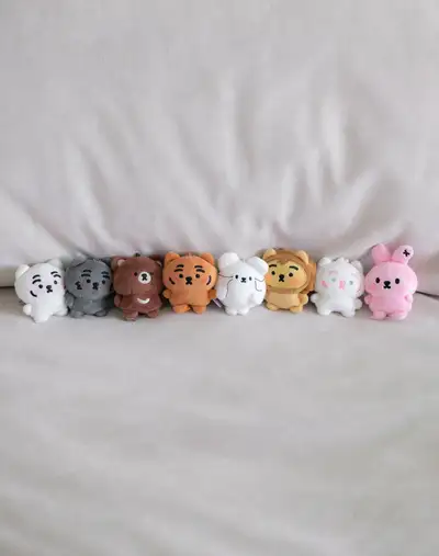 MUZIKTIGER ぽっぽっシリーズ ミニ人形キーリング 8種