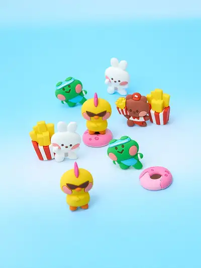 Line Friends Minini World Magnet Set