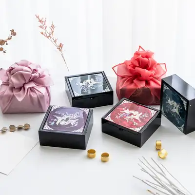 Hanji Mini Ring Storage Mother-of-Pearl Jewelry Box