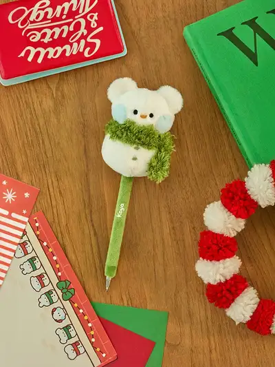 BT21 KOYA Mini Minini Petit Holiday Snowman Character Gel Pen