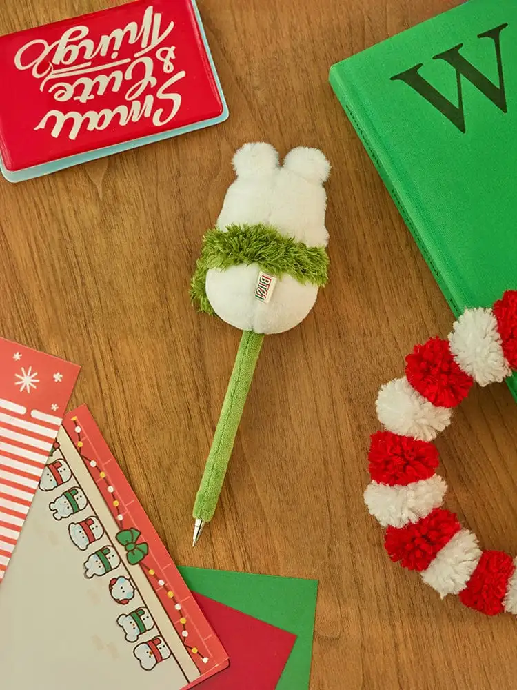 BT21 MANG Mini Minini Petit Holiday Snowman Figure Gel Pen — 2