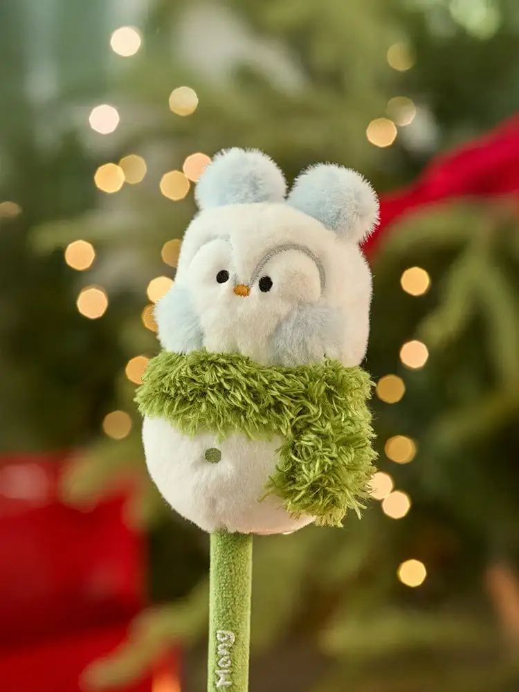 BT21 MANG Mini Minini Petit Holiday Snowman Figure Gel Pen — 4