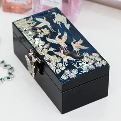 [Song Hak] Ring Roller Direct Spinning Jewelry Box (Red, Blue, Purple)