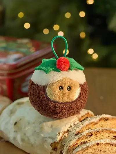 BT21 SHOOKY Mini Minini Petit Holiday Ornament Plush Keyring