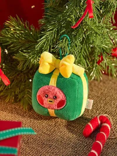BT21 TATA Mini Minini Petit Holiday Ornament Plush Keyring