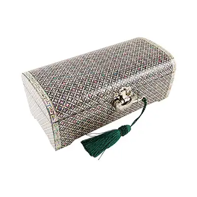 Pink Dongja Flower Mother-of-Pearl Jewelry Box (2-Tier, Park In-ho)