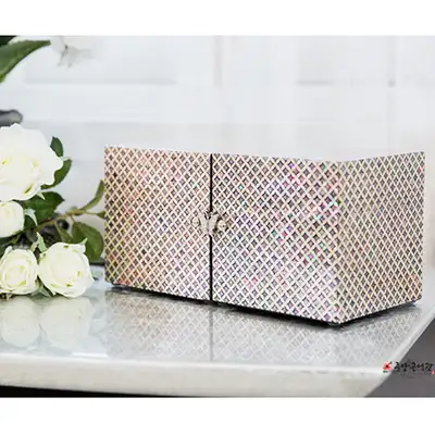 Seven-Treasure Pattern Lucky Double-Layer Jewelry Box (Small) - Park In-ho's Work