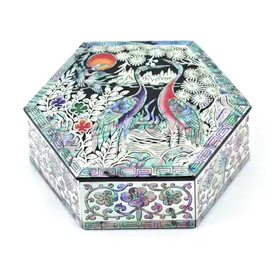 Dangsohak Small Hexagonal Box (Black)