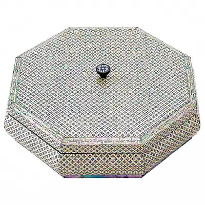 Diamond Pattern Chilbo Jewelry Box - Park In-ho's Work