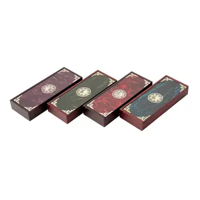 Taegeuk Pattern Hanji Stationery Holder (Purple, Green, Red, Blue)