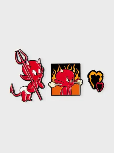 Colle X Hot Stuff Metal Sticker Set