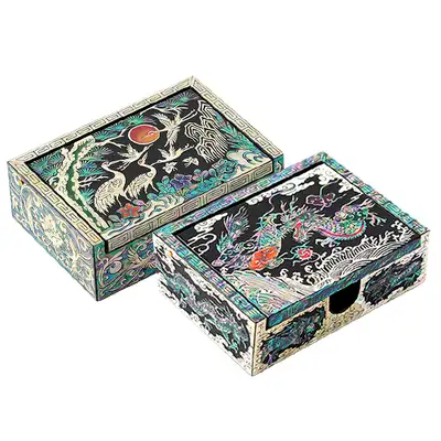 Song-Hak and Dragon Automatic Right-Angle Business Card Holder - Oh Myung-ho Collection