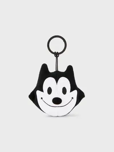 Colle X Felix the Cat Plush Face Keyring
