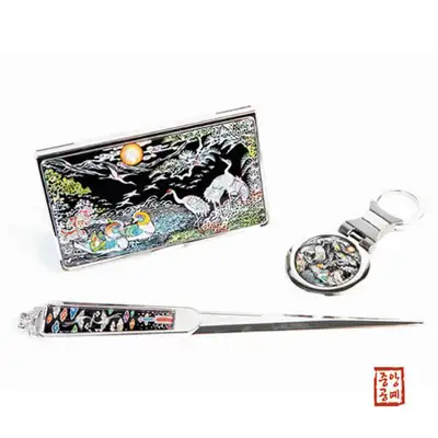 Letter Opener Set 3-Piece (Mandarin Ducks & Cranes)
