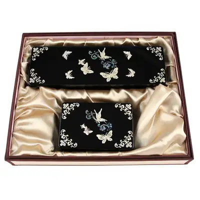Butterfly Matte Business Card & Pen Holder Set - Oh Myeong-ho's Work