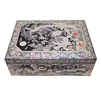 Ten Symbols of Longevity (Black) Document Box - Park In-ho Artwork