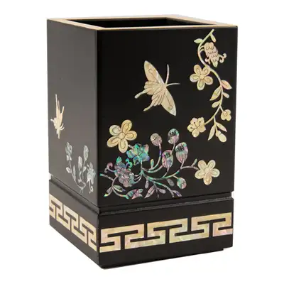 Pencil Holder [Butterfly and Flower Pattern]