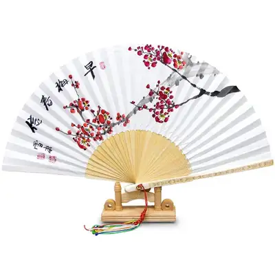 Jeonju Traditional Hanji Fan - Plum Blossom