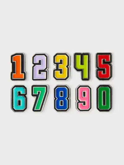 Colle Metal Number Sticker Color VER.1