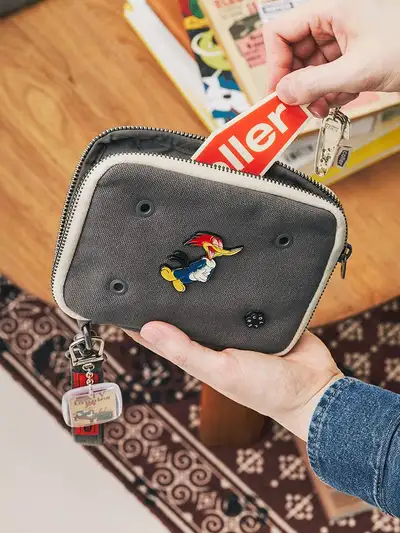 Collet Canvas Multi Pouch Mud Gray
