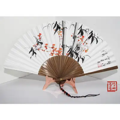 Bamboo Fan - Bamboo Painting Design