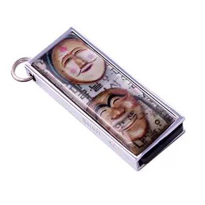 Natural Mother-of-Pearl Swing USB Memory (02_Hahoe Mask) - 4GB